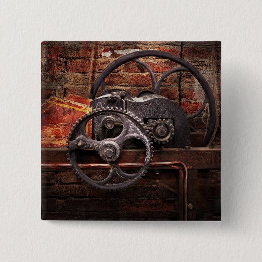 Steampunk - Nr. 10 Button (Vorderseite)