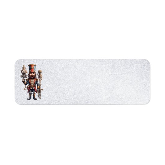 Steampunk Nutcracker Address Labels (Vorne)
