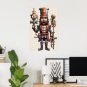 Steampunk Nutcracker Poster (Heimbüro)