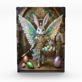 Steampunk Oaster Bunny Angel Knight Fotoblock (Vorderseite)