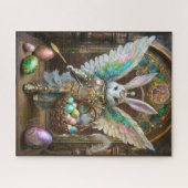 Steampunk Oaster Bunny Angel Knight Puzzle (Horizontal)