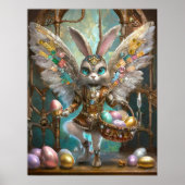 Steampunk Oaster Bunny Angel Knight's Apprentice Poster (Vorne)