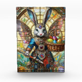 Steampunk Oaster Bunny Warrior Angel Fotoblock (Vorderseite)