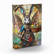 Steampunk Oaster Bunny Warrior Angel