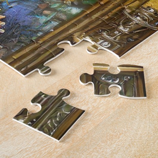 Steampunk Oaster Bunny Warrior Angel Puzzle (Seite)