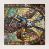 Steampunk Oaster Bunny Warrior Angel Puzzle (Horizontal)