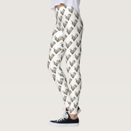 Steampunk Oaster Pattern Leggings