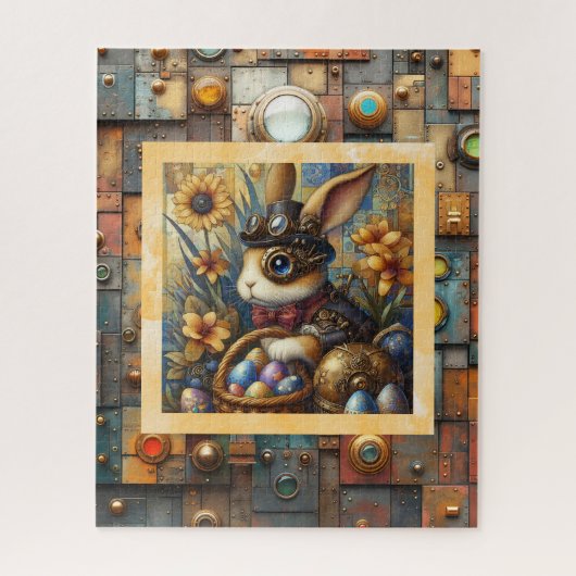 Steampunk Oaster Rabbit Puzzle (Vertikal)