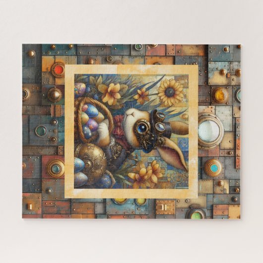 Steampunk Oaster Rabbit Puzzle (Horizontal)