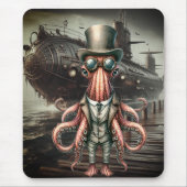 Steampunk Octopus Mousepad (Vorne)
