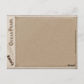 Steampunk Octopus Seacraft Postkarte (Rückseite)