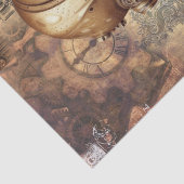 Steampunk Octopus Seidenpapier (Detail)