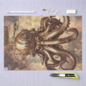 Steampunk Octopus Seidenpapier (Handwerk)