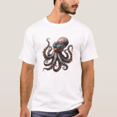 Steampunk Octopus T-Shirt (Vorderseite)