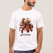 Steampunk Octopus T-Shirt (Vorderseite)