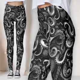 Steampunk Octopus Tentacles Leggings