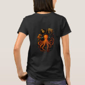"Steampunk Octopus Women's T - Shirt - Vintage Mus (Rückseite)