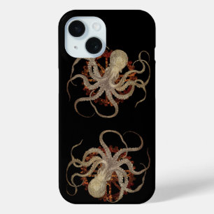 Steampunk-Oktopus und rostige Uhrwerkszahnräder Case-Mate iPhone Hülle