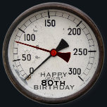 Steampunk Old Manometer 80th Birthday Button<br><div class="desc">Ideal für jemanden,  der ein Gefühl von Spaß hat! Anpassbare Birthday Button. Sie können Textfarbe,  Schriftart,  Größe und Position leicht ändern,  indem Sie auf die Schaltfläche Anpassen klicken.</div>