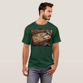 Steampunk Olde Worlde Map and Desk T-Shirt (Vorne ganz)