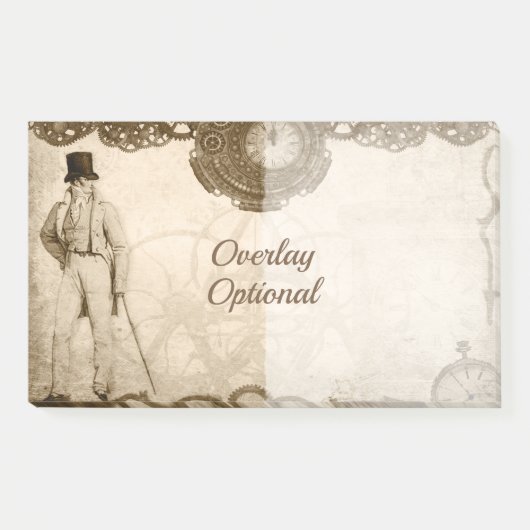 Steampunk-Optionen 25A-B Post-it Klebezettel (Vorderseite)