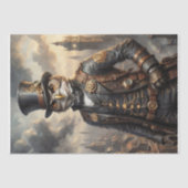 Steampunk Owl - Decoupage- Seidenpapier (Vorderseite)