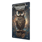 Steampunk Owl Mini Klemmbrett (Gewinkelt2)