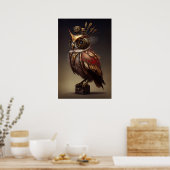 Steampunk Owl Poster (Küche)