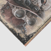 Steampunk Owl Seidenpapier (Ausschnitt)