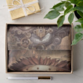 Steampunk Owl Seidenpapier (Geschenk)