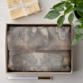 Steampunk Owl Seidenpapier (Geschenk)