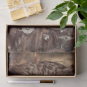 Steampunk Owl Seidenpapier (Geschenk)