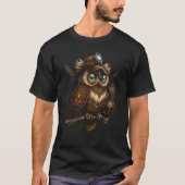 Steampunk Owl T-Shirt (Vorderseite)