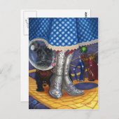 Steampunk Oz Postkarte (Vorne/Hinten)