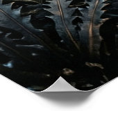 Steampunk-Ozean-Kliffruinen Poster (Ecke)