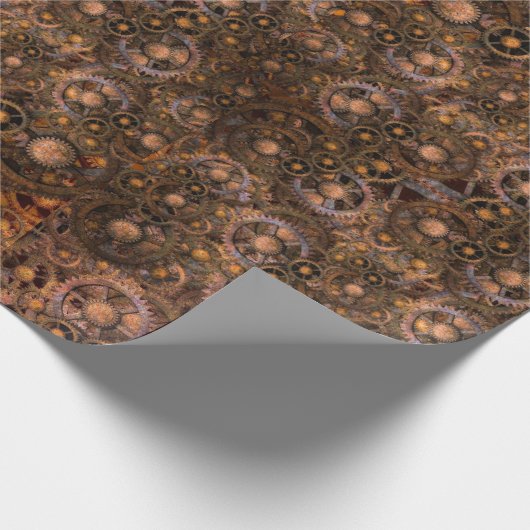 Steampunk Packpapier (Ecke)