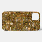 Steampunk-Panel - Gänge und Rohre - Messing Case-Mate iPhone Hülle (Rückseite (Horizontal))