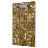 Steampunk-Panel - Gänge und Rohre - Messing Klemmbrett (Links)