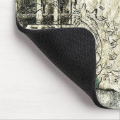 steampunk Papiercollage Mousepad (Ecke)