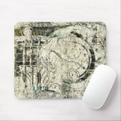 steampunk Papiercollage Mousepad (Mit Mouse)