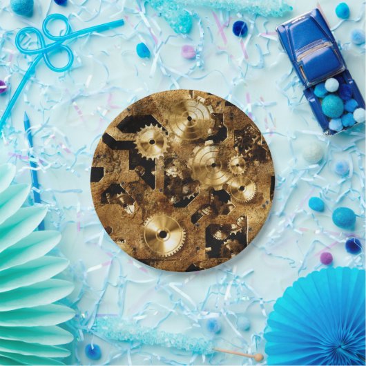 Steampunk Pappteller (Party)