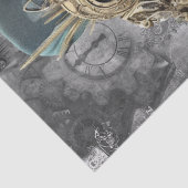 Steampunk Parrot Seidenpapier (Detail)