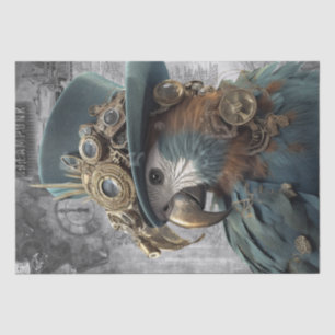 Steampunk Parrot Seidenpapier