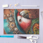 Steampunk Parrot Seidenpapier (Handwerk)
