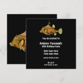 Steampunk-Party Einladung (Vorne/Hinten)