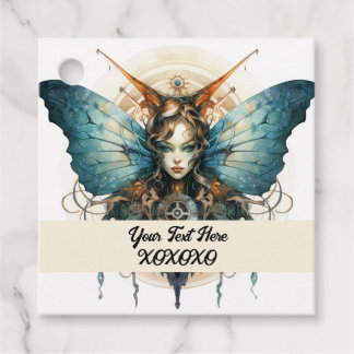 Steampunk-Party-Schmetterling Geschenkanhänger