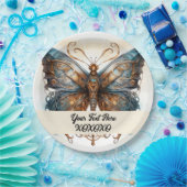 Steampunk-Party-Schmetterling Pappteller (Party)
