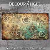 Steampunk Patina#1 Decoupage Seidenpapier