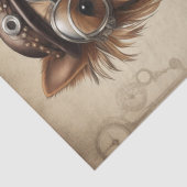 Steampunk Paws: Die Yorkshire Terrier Decoupage Seidenpapier (Detail)