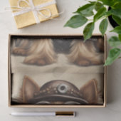 Steampunk Paws: Die Yorkshire Terrier Decoupage Seidenpapier (Geschenk)